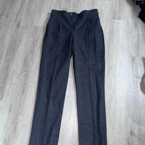 Spier & Mackay Dark Grey Herringbone Trousers 28x29